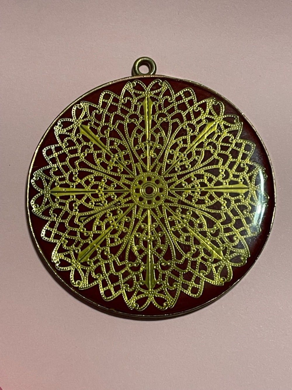 Vintage Statement Costume Pendant #9422
